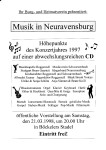 1997 Musik in Neuravensburg Plakatklein