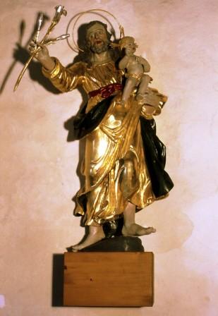 e15 Untermooweiler St.Nikolauskapelle Baroke Figur